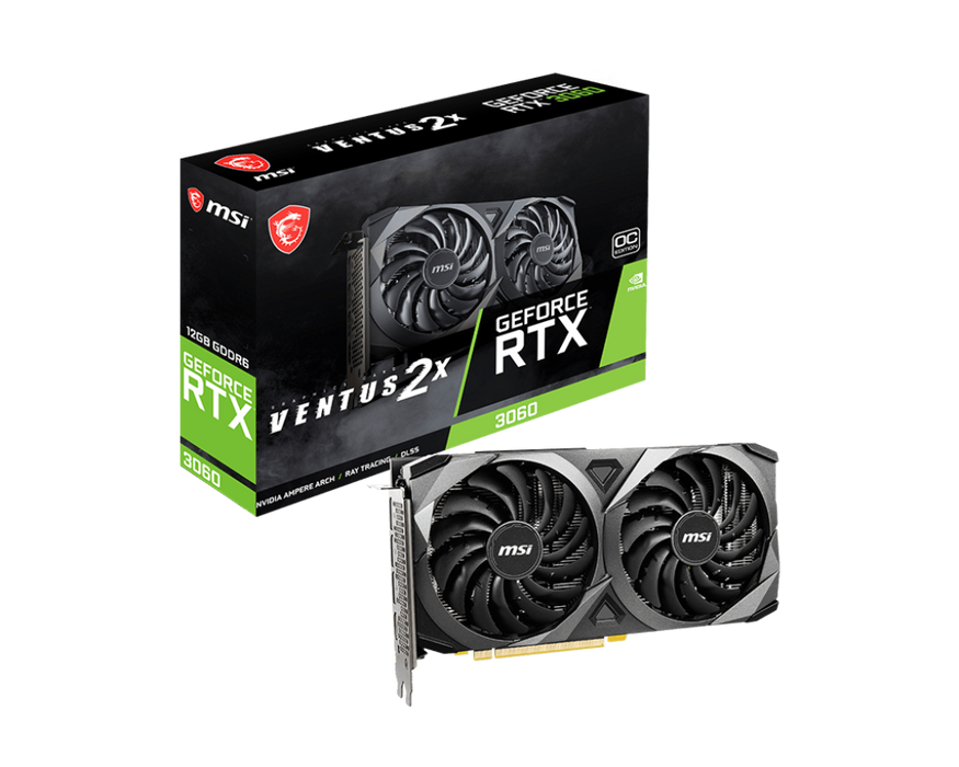 MSI GeForce RTX™ 3060 VENTUS 2X 12GB OC