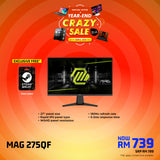 MSI MAG 275QF Gaming Monitor