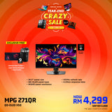 MSI MPG 271QR QD-OLED X50 26.5" WQHD 500Hz QD-OLED Gaming Monitor
