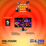 MSI MPG 272URX QD-OLED Gaming Monitor 26.5" 4K UHD 240Hz QD-OLED