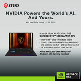 NVIDIA Mid Year Sales Raider 18 HX AI A2XWIG-048MY