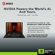NVIDIA Mid Year Sales Vector 18 HX AI A2XWJG-838MY