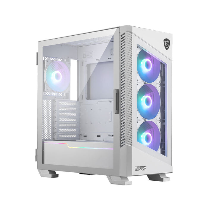 Upgrade Your Gaming Arsenal: MSI MPG VELOX 100R White ATX Case