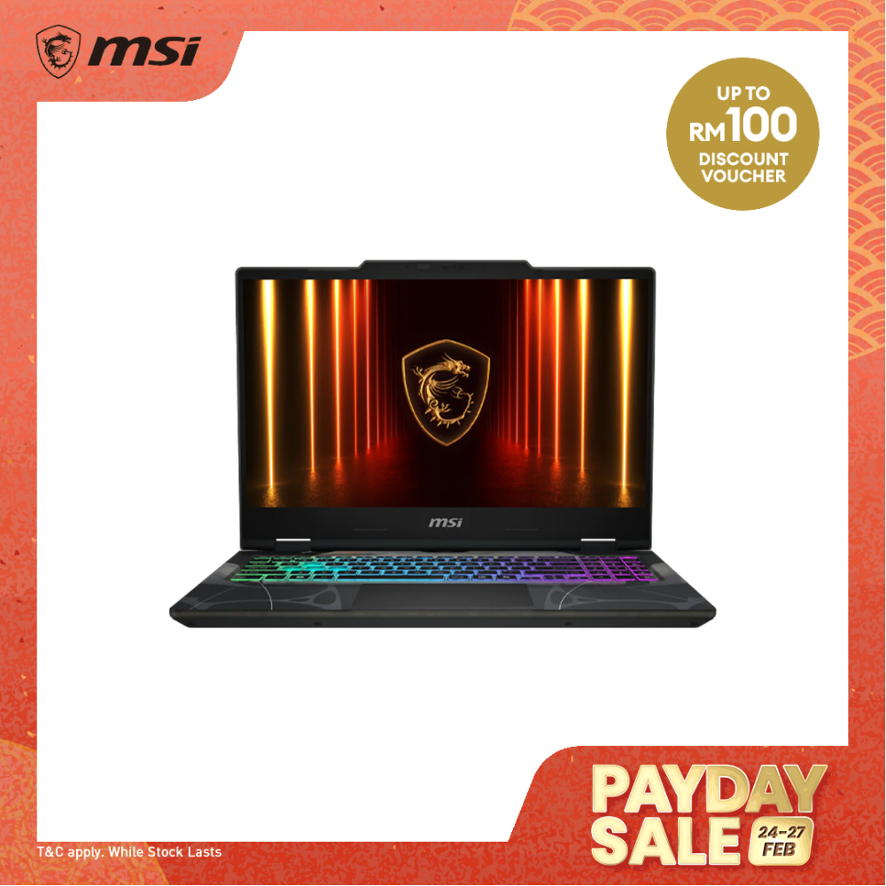 MSI Cyborg 15 B2RWEKG 225 Gaming Laptop [NVIDIA® GeForce RTX™ 5050 Laptop GPU]