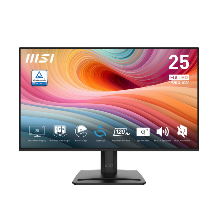 MSI Pro MP251 E2 24.5inch FHD 120Hz Flat Cye Care Monitor