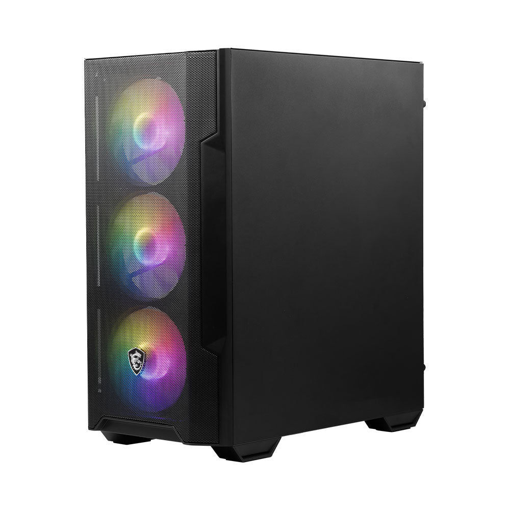 MSI MAG FORGE M100R MATX Gaming PC Case | Powered by MSI – MSI