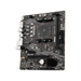 MSI A520M-A PRO (MATX) motherboard displayed on a black background.