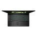 17.3 inch QHD display with MSI slogan. Green eagle with red eyes. RGB per-key lit keyboard, trackpad, and Steelseries logo.