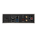 MAG B550M MORTAR MAX WIFI (MATX) motherboard I/O ports displayed on a black background.