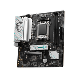 MSI B650M Gaming Wifi MaTX AMD Gaming motherboard displayed on a black background.