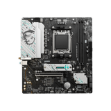 MSI B650M Gaming Wifi MaTX AMD Gaming motherboard displayed on a black background.