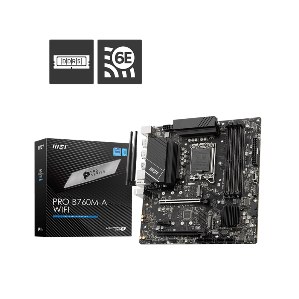 MSI PRO B760M-A WIFI DDR5 (MaTX) – MSI Store | Malaysia