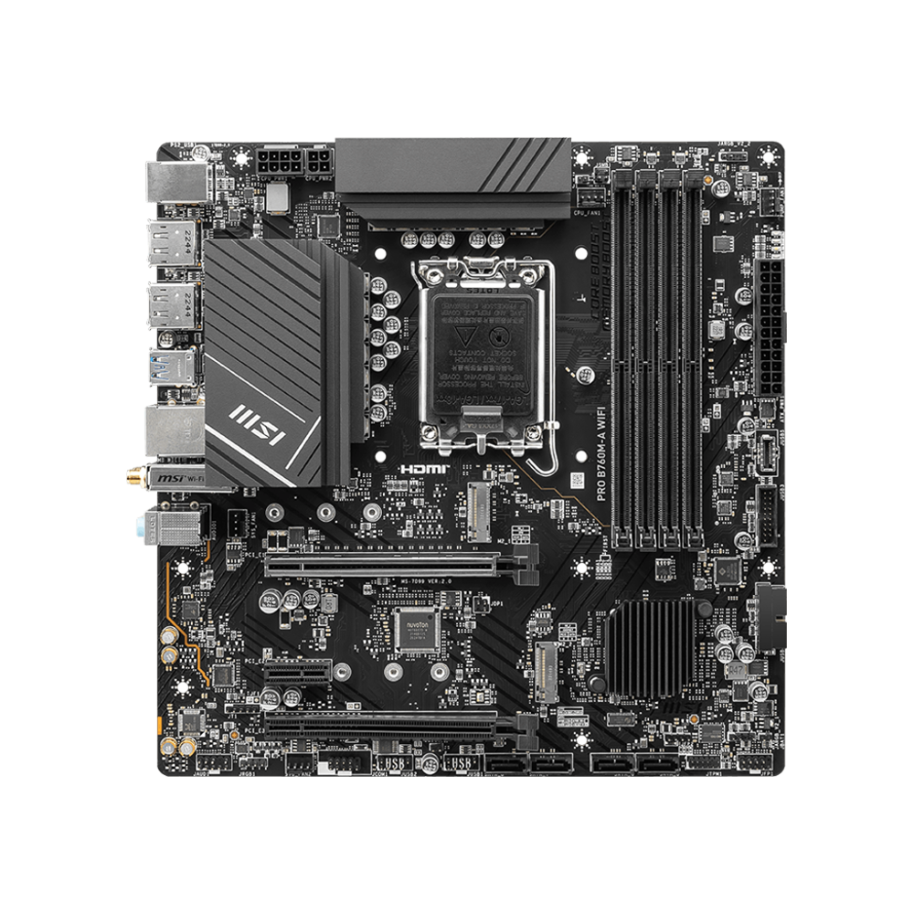MSI PRO B760M-A WIFI DDR5 (MaTX) – MSI Store | Malaysia MSI PRO B760M-A WIFI DDR5 (MaTX) – MSI Store | Malaysia
