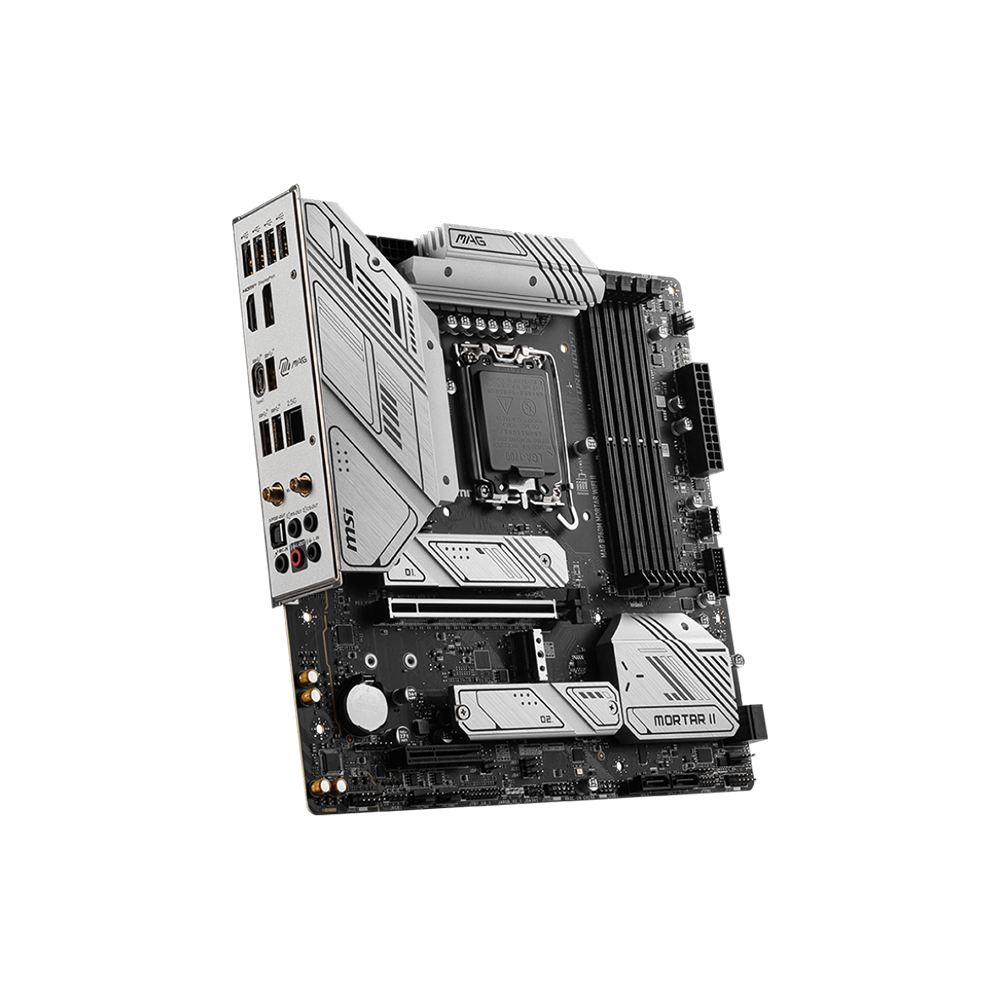 MSI MAG B760M Mortar Wifi II MaTX Gaming Motherboard | Powered by MSI MAG B760M Mortar Wifi II MaTX Gaming Motherboard | Powered by