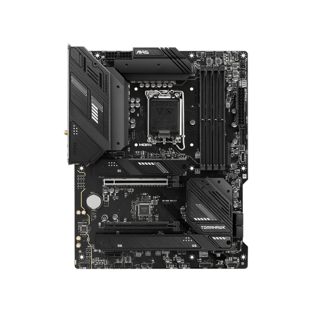 MSI MAG B760 Tomahawk Wifi ATX Gaming Motherboard Powered by MSI