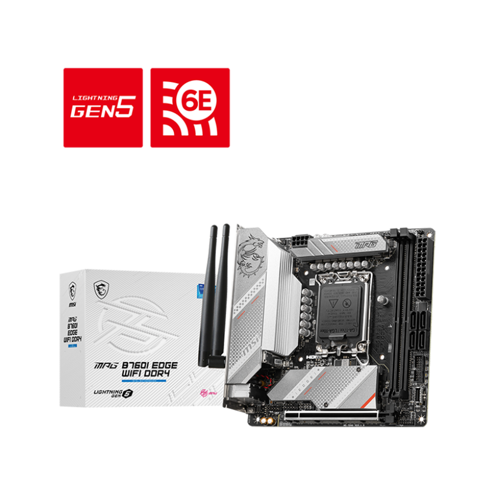 MSI MPG B760I EDGE WIFI DDR4 (ITX) | Powered by MSI – MSI Store