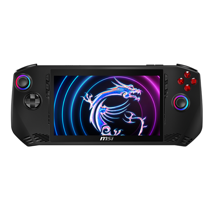 MSI Gaming Claw Series Handheld Device with Analog Buttons, Joystick Knobs. Console buttons