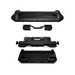 Handheld hardware, chasis, speakers, chasis seperated for detailed layering