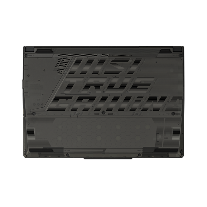 Air flow ventilation with silicon rubber stamps, 15 MSI TRUE GAMING air ventilation