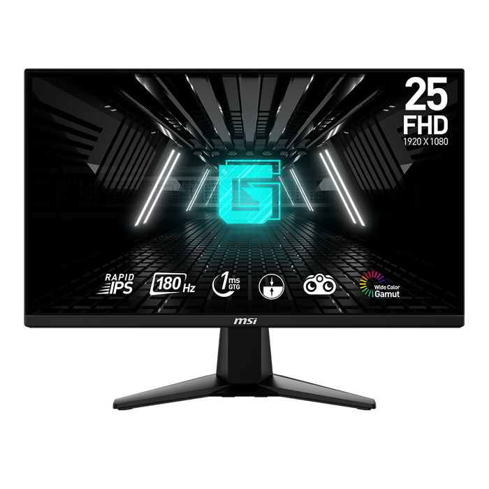 25 inch Gaming Monitor FHD 1920 X 1080 Rapid IPS 180Hz 1ms response rate