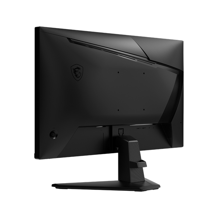 MSI G255F 25 inch Gaming Monitor Black Power Button mounted with monitor stand