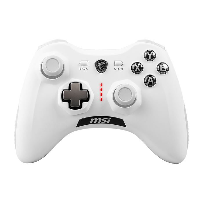 MSI Force GC30V2 White Wireless Gaming Controller, Dual Vibration, Dual Connection, Interchangeable D-Pads, PC & Android.