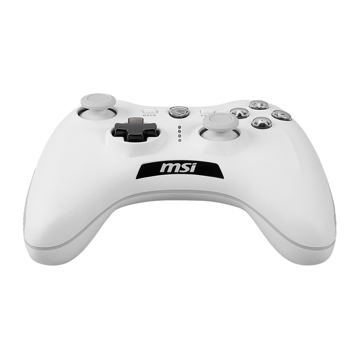 MSI Force GC30V2 White Wireless Gaming Controller, Dual Vibration, Dual Connection, Interchangeable D-Pads, PC & Android.