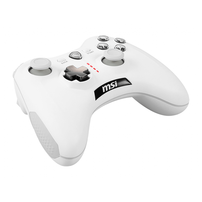 MSI Force GC30V2 White Wireless Gaming Controller, Dual Vibration, Dual Connection, Interchangeable D-Pads, PC & Android.