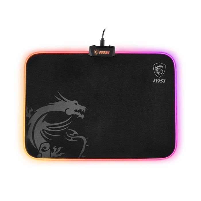 The MSI Agility GD60 Mousepad offers precise control with a durable, non-slip design and bold red accents. Game on!