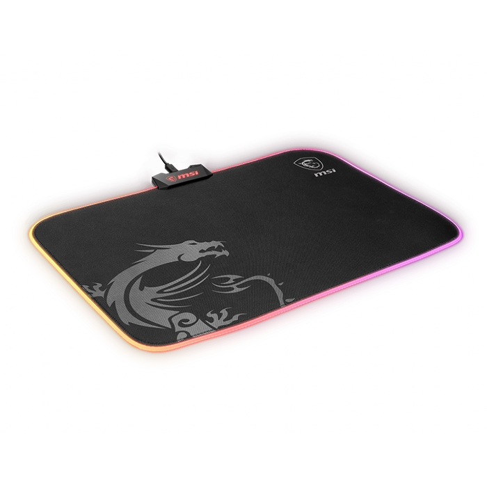 The MSI Agility GD60 Mousepad offers precise control with a durable, non-slip design and bold red accents. Game on!
