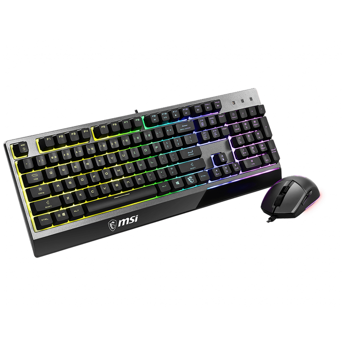 Boost Your Gaming Setup: VIGOR Combo GK30 Keyboard in Black. Responsive keys, customizable lighting. Elevate your gameplay with style.