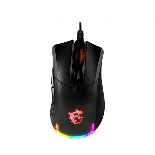Clutch GM50 Gaming Mouse With RGB Lighting And Integrated DPI Specifications. Top View