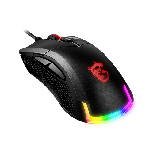Clutch GM50 Gaming Mouse With RGB Lighting And Integrated DPI Specifications. Side View