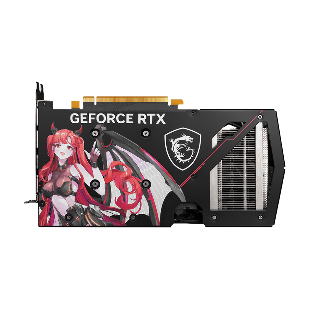 Graphics card for high-performance gaming with Highschool DXD Rias Gremory character for customizable sticker