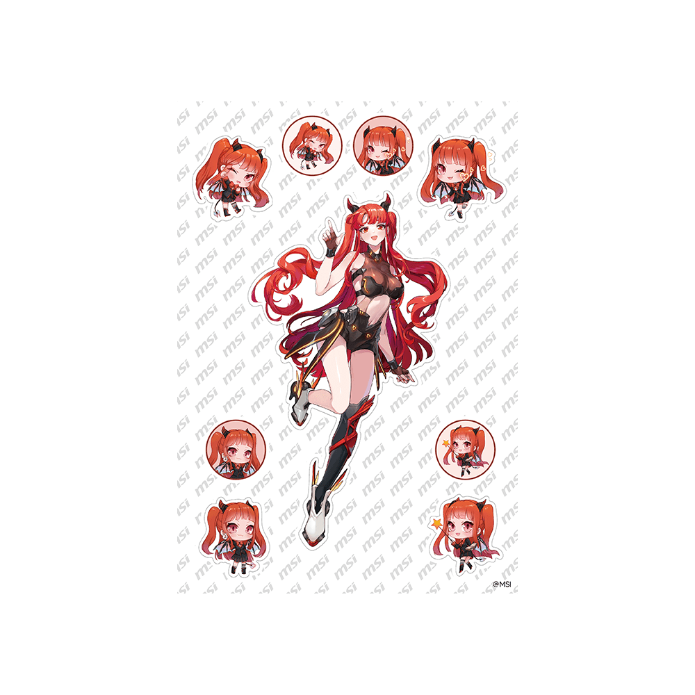 Sticker pack  with Highschool DXD Rias Gremory Character