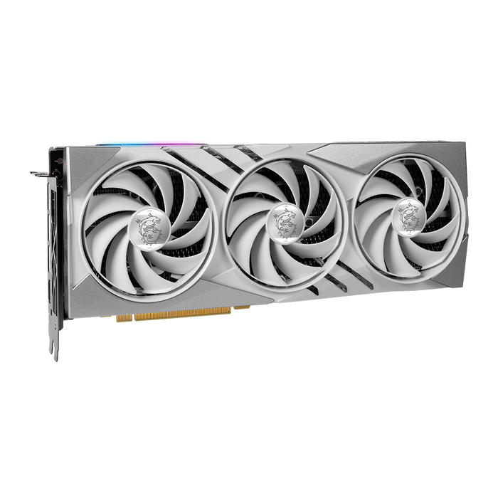 MSI GeForce RTX 4070 Super Gaming X Slim 12GB GDDR6X White with DLSS3, Ray Tracing, Reflex, Studio. Hardware