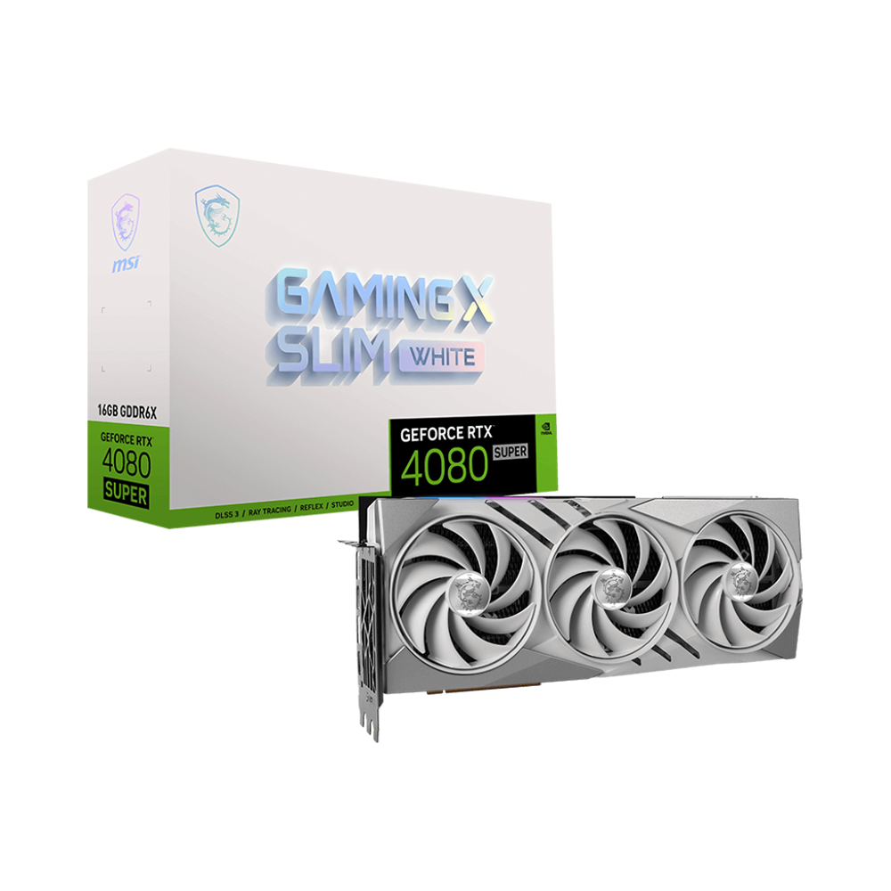 NVIDIA GeForce RTX™ 4080 SUPER 16GB GAMING X SLIM WHITE Graphic