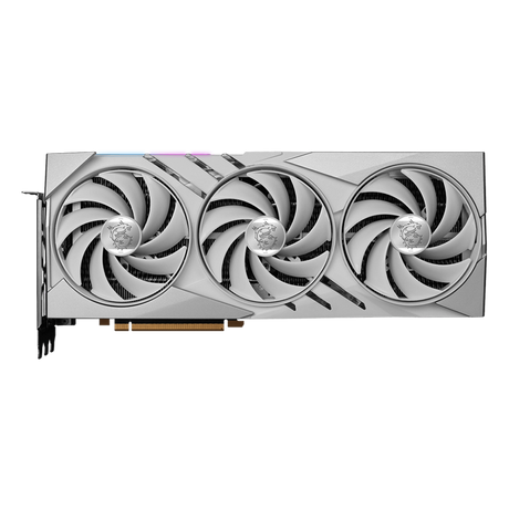 RTX 4080 Super 16G Gaming X Slim White: 16GB GDDR6X, 9728 CUDA, 2.23GHz Boost, Ray Tracing, AI-accelerated, White Edition.