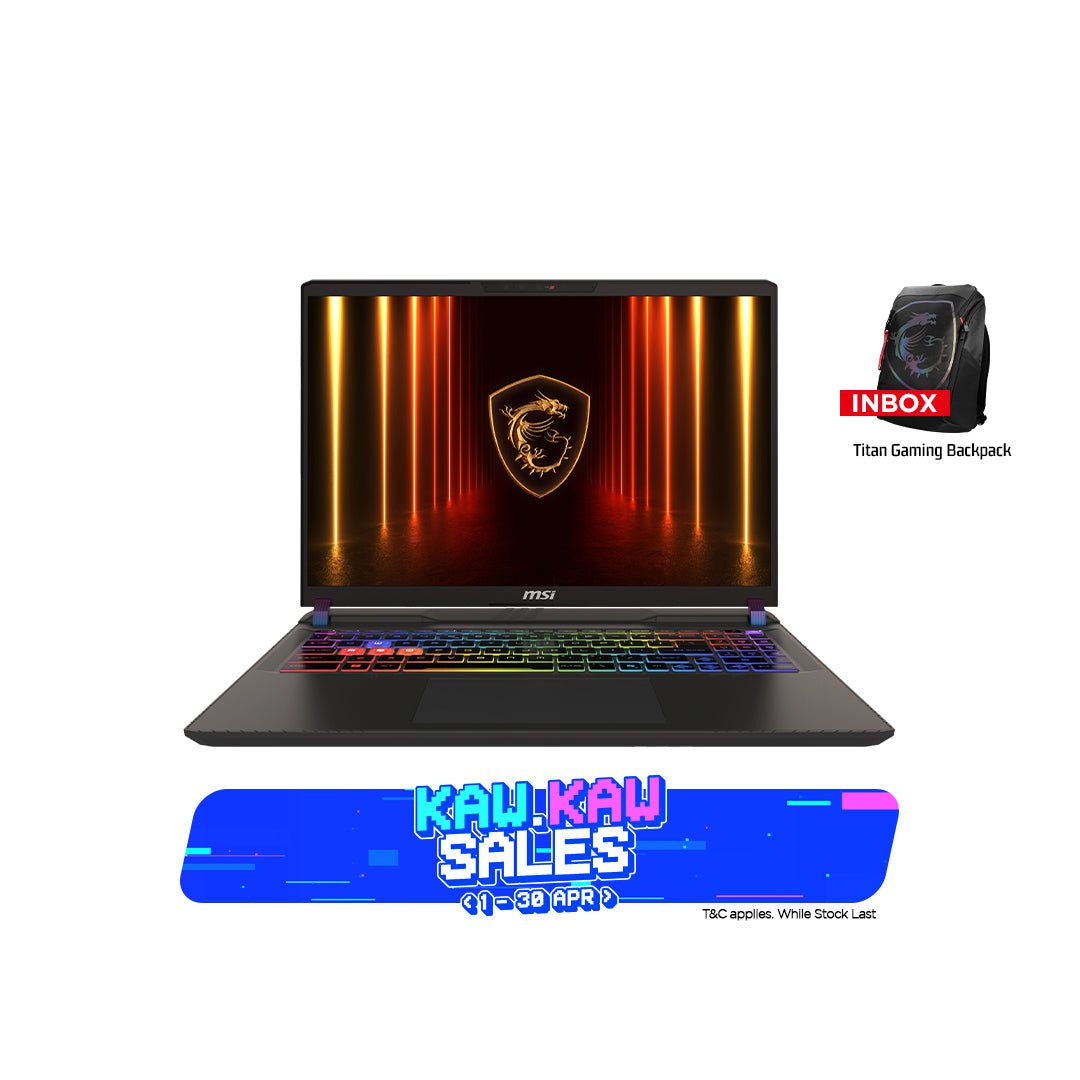 MSI Vector 16 HX AI A2XWIG 295 Gaming Laptop [NVIDIA® GeForce RTX™ 5080 Laptop GPU]