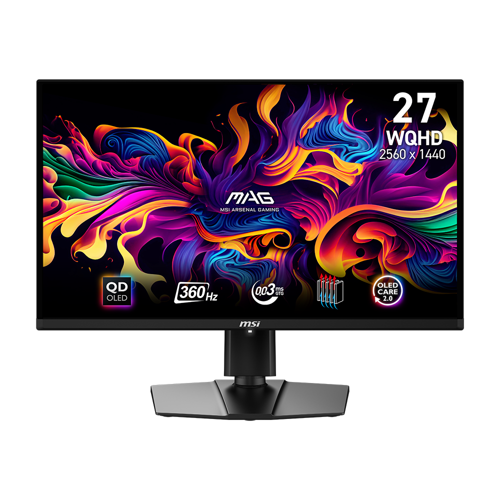 MSI MAG 271QPX QD-OLED Flat Gaming Monitor | Powered by MSI — MSI 