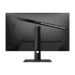 31.5 inch Gaming Monitor: MSI logo, power button, LED back panel lights and monitor support stand