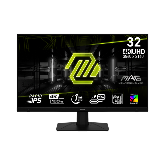 32 inch Gaming Monitor: 160Hz, Rapid IPS, 1ms, 4K UHD, HDR 400, HDMI 2.1, FreeSync, Night Vision, Adjustable Stand.