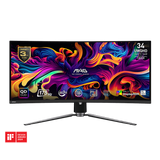 34 inch Curved Gaming Monitor: 175Hz, QD-OLED, 0.03ms, HDR True Black 400, OLED Care 2.0, HDMI 2.1, KVM, 3-year warranty.