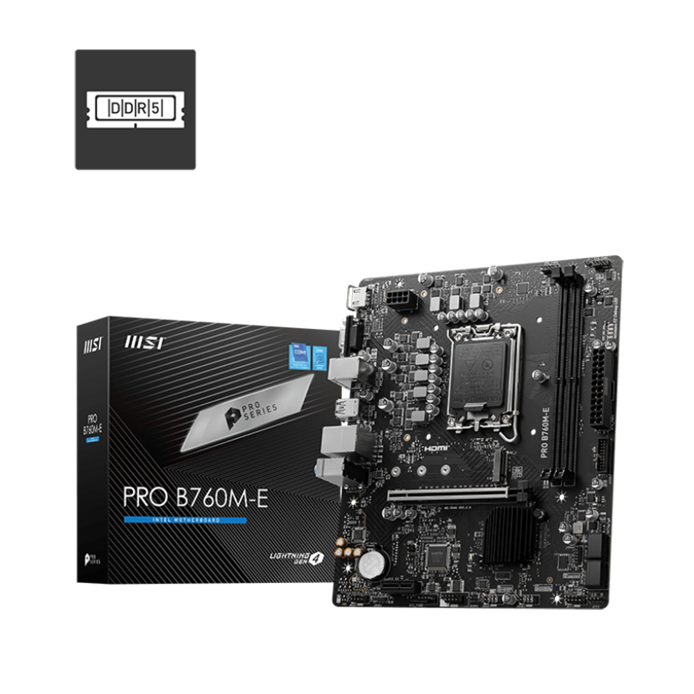 MSI Pro B760M-E DDR5 (MaTX)