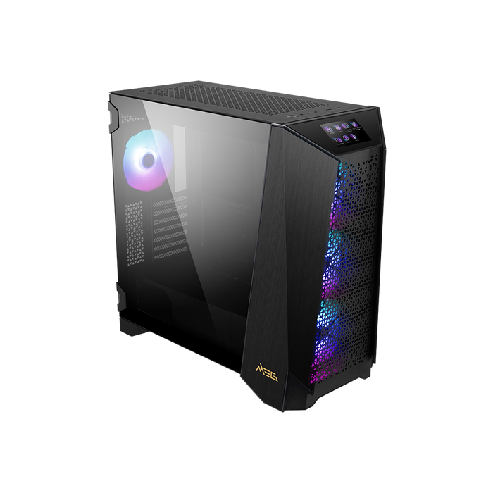 MEG PROSPECT 700R Gaming Case: Elevate Your Setup to Pro Level! Side view