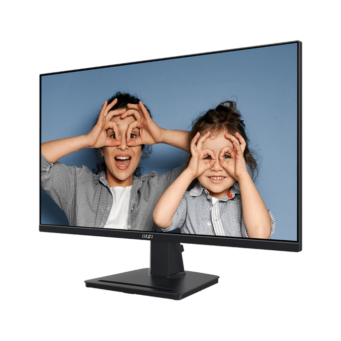 27 inch FHD IPS, 1ms MPRT, 100Hz refresh, FreeSync, TÜV certified, HDMI/D-Sub, VESA mount, built-in speakers.