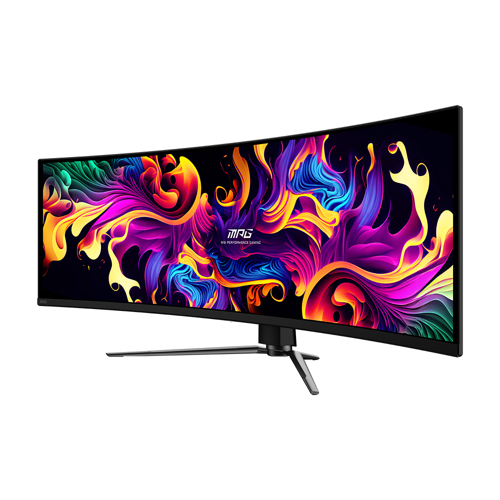 49 inch Curved Gaming Monitor: QD-OLED, 144Hz, 0.03ms, HDR True Black 400, OLED Care 2.0, HDMI 2.1, KVM, 3-year warranty.