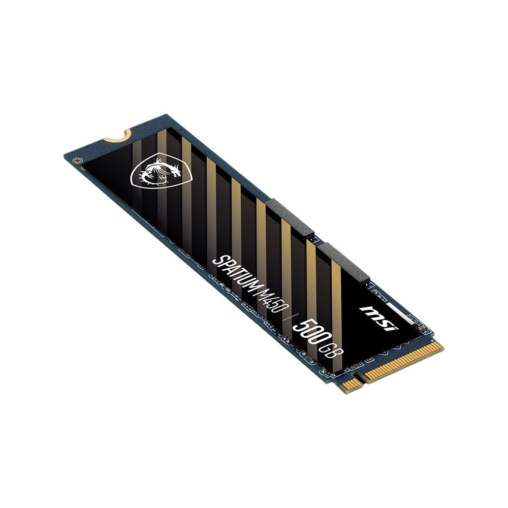 内蔵型SSD MSI SPATIUM M450 500GB SSD MSI Spatium M450 PCIe 4.0 NVMe M.2 SSD 500GB | Powered by MSI