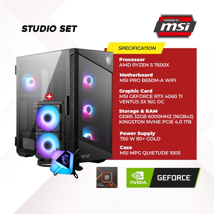 MSI Studio-01A AMD PC Set