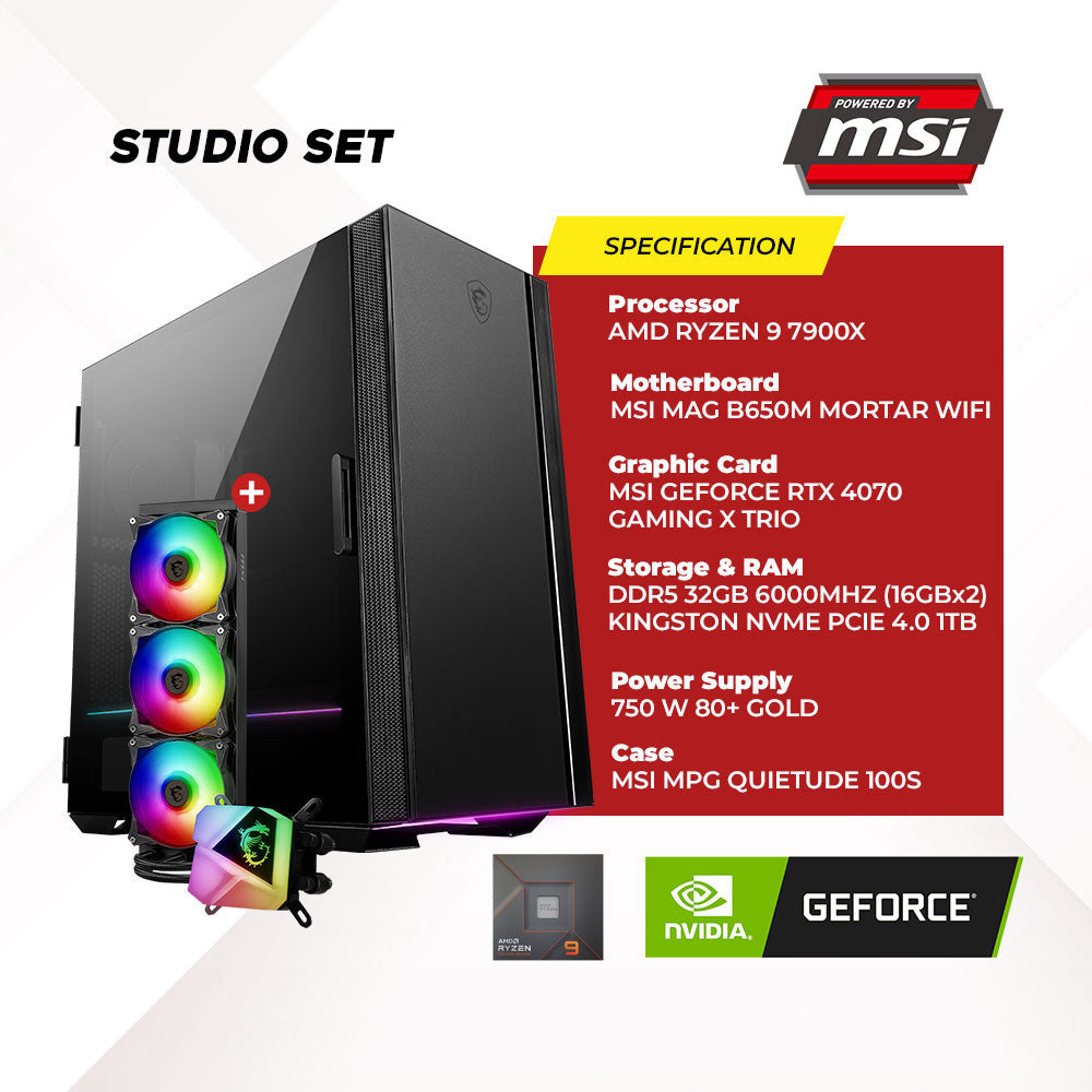 MSI Studio-02A AMD PC Set